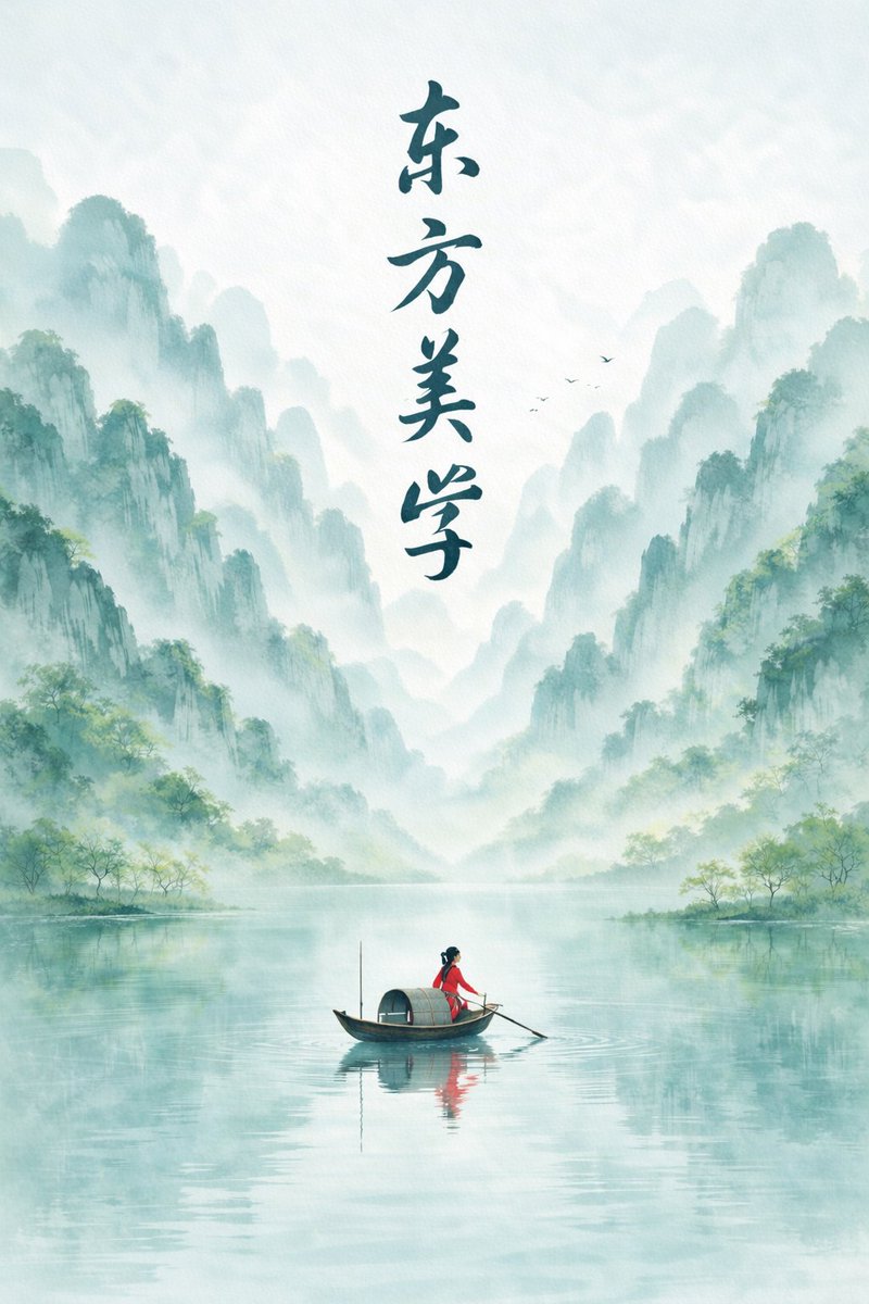 New Chinese Ink Landscape Poster